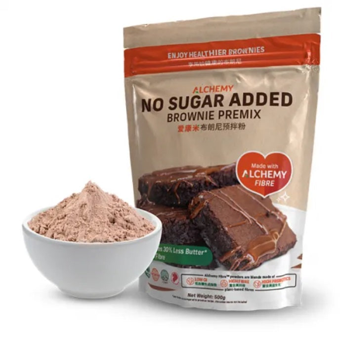 Alchemy No Sugar Added Brownie Premix (500g)